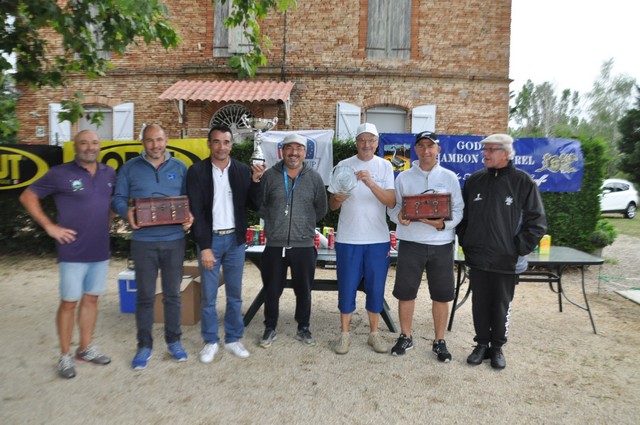 les co-vainqueurs du Pétank-Golf