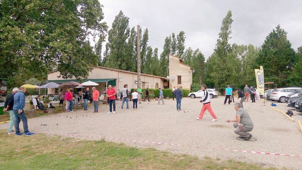 Vue générale du Pétankodrome du golf des Aiguillons à Montauban